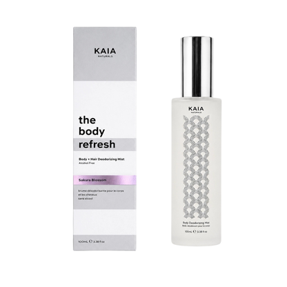 Kaia Naturals-The Body Refresh Body & Hair Deodorizing Mist - Sakura Blossom-Body-TheBodyRefreshBody_HairDeodorizingMist-SakuraBlossom100ml-The Detox Market | 100 ml