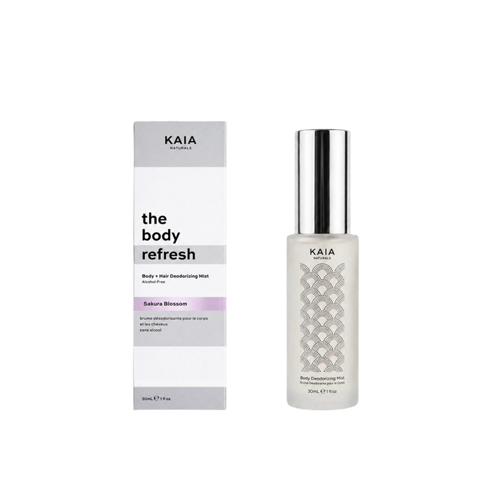 Kaia Naturals-The Body Refresh Body & Hair Deodorizing Mist - Sakura Blossom-Body-TheBodyRefreshBody_HairDeodorizingMist-SakuraBlossom30ml-The Detox Market | 30 ml