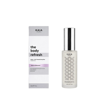 Kaia Naturals-The Body Refresh Body & Hair Deodorizing Mist - Sakura Blossom-Body-TheBodyRefreshBody_HairDeodorizingMist-SakuraBlossom30ml-The Detox Market | 30 ml