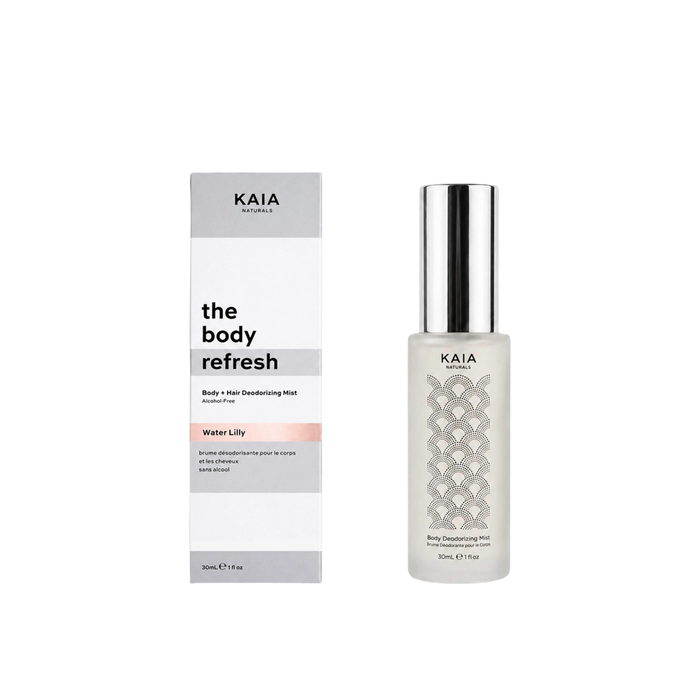Kaia Naturals-The Body Refresh Body & Hair Deodorizing Mist - Water Lilly-Body-TheBodyRefreshBody_HairDeodorizingMist-WaterLilly30ml-The Detox Market | 30 ml