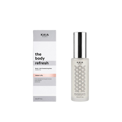 Kaia Naturals-The Body Refresh Body & Hair Deodorizing Mist - Water Lilly-Body-TheBodyRefreshBody_HairDeodorizingMist-WaterLilly30ml-The Detox Market | 30 ml