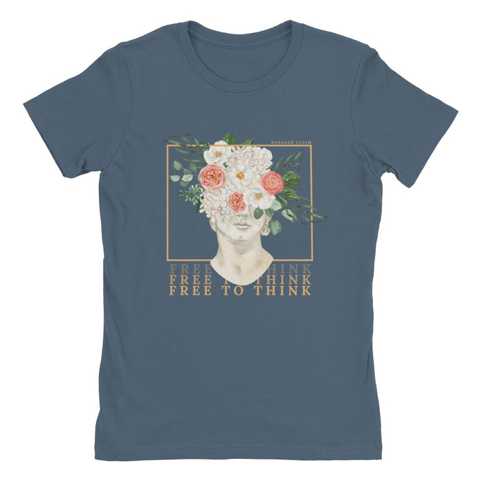THE FLOURISHING MIND WOMEN'S TEE | BLACK - CREAM - INDIGO - OLIVE - GREEN - MAROON
