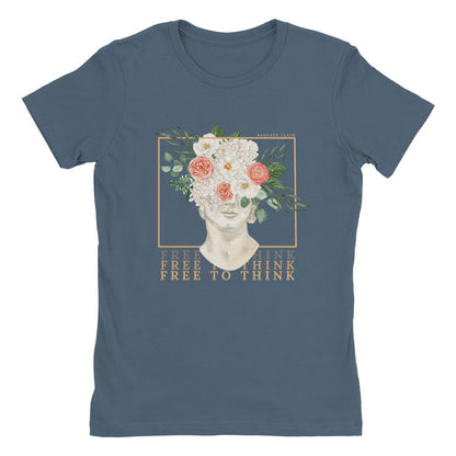 THE FLOURISHING MIND WOMEN'S TEE | BLACK - CREAM - INDIGO - OLIVE - GREEN - MAROON