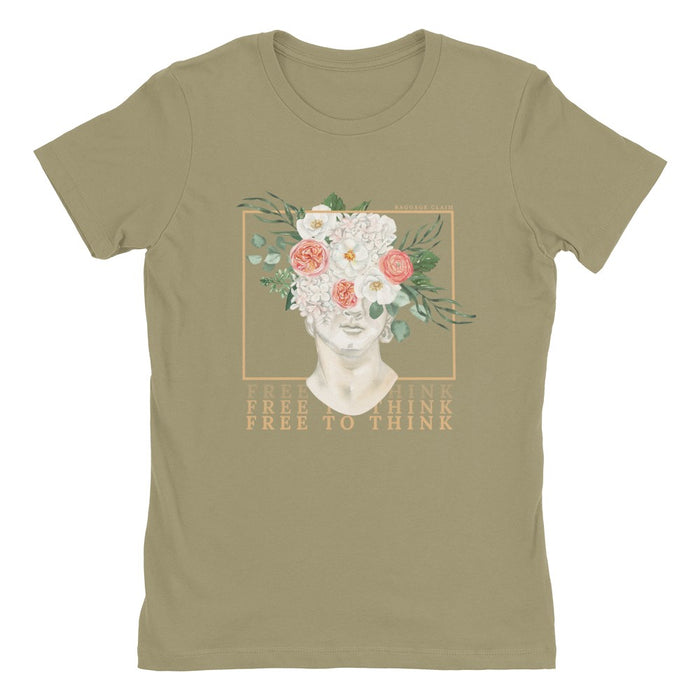 THE FLOURISHING MIND WOMEN'S TEE | BLACK - CREAM - INDIGO - OLIVE - GREEN - MAROON
