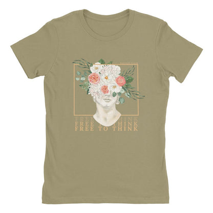 THE FLOURISHING MIND WOMEN'S TEE | BLACK - CREAM - INDIGO - OLIVE - GREEN - MAROON