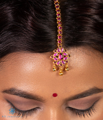 The Mallika Silver Maang Tikka
