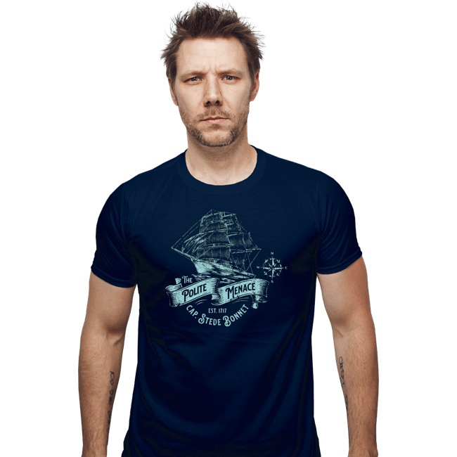 Daily_Deal_Shirts Fitted Shirts, Mens / Small / Navy The Polite Menace