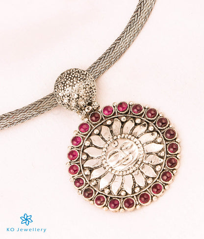 The Suryoday Silver Pendant