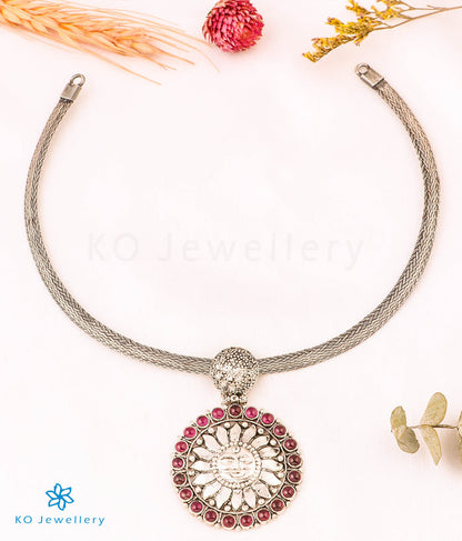 The Suryoday Silver Pendant