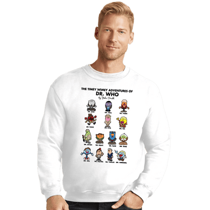 Crewneck Sweater, Unisex / Small / White
