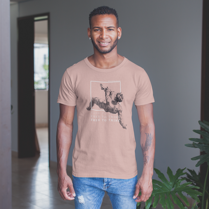 THE UNBOXED MIND MEN'S TEE | PINK - BLUE - GOLD