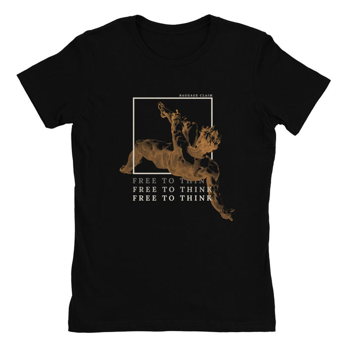 THE UNBOXED MIND WOMEN'S TEE | BLACK