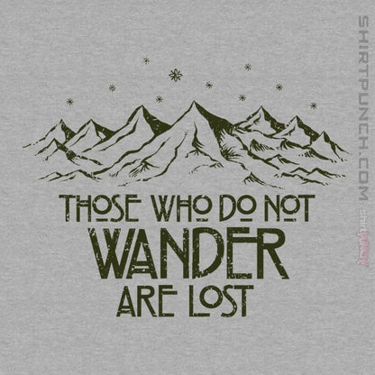 Secret_Shirts Magnets / 3"x3" / Sports Grey Those Who Do Not Wander