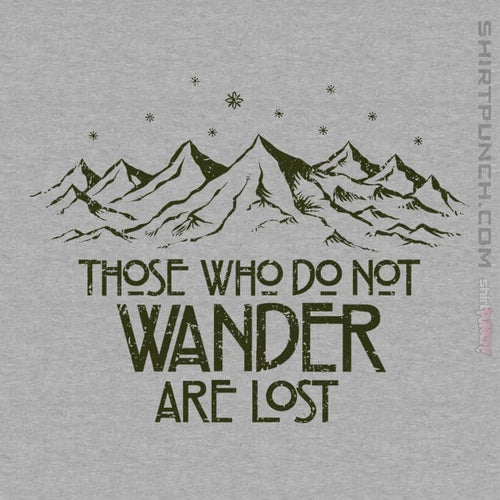 Secret_Shirts Magnets / 3"x3" / Sports Grey Those Who Do Not Wander