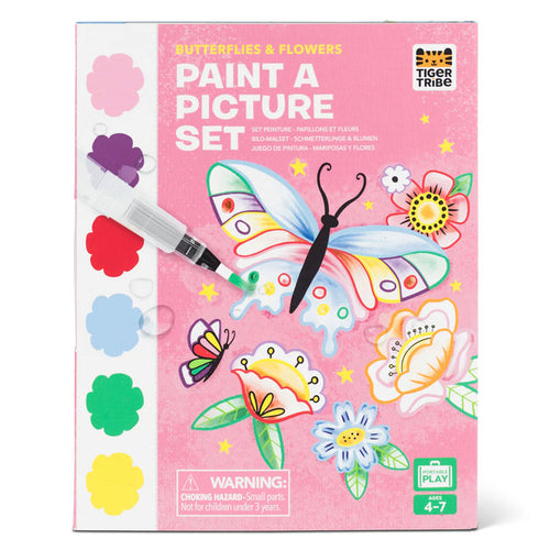 Tiger Tribe Paint-a-Picture - Butterflies & Flowers