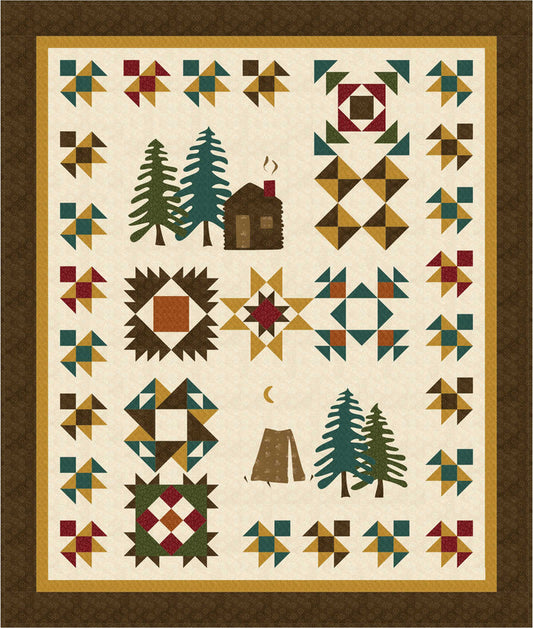 Time In The Pines Block of the Month pattern #171