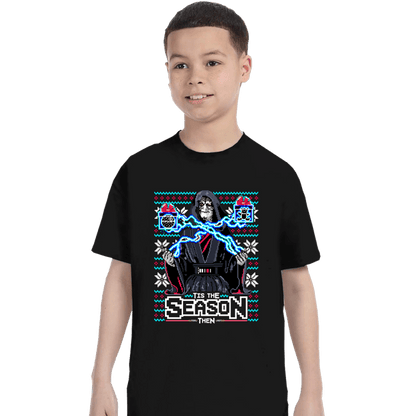 Daily_Deal_Shirts T-Shirts, Youth / XS / Black Tis The Season Then