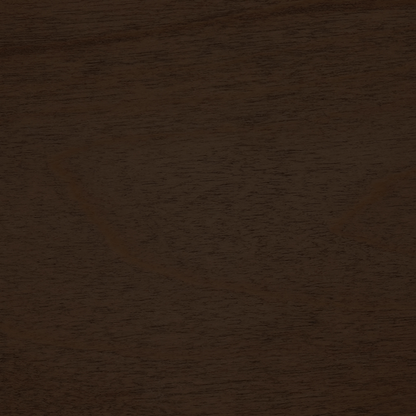 Tobacco wood finish showcasing a rich deep brown tone with smooth grain, customizable for quality furniture pieces.