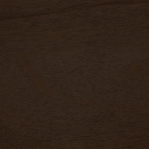 Tobacco wood finish showcasing a rich deep brown tone with smooth grain, customizable for quality furniture pieces.