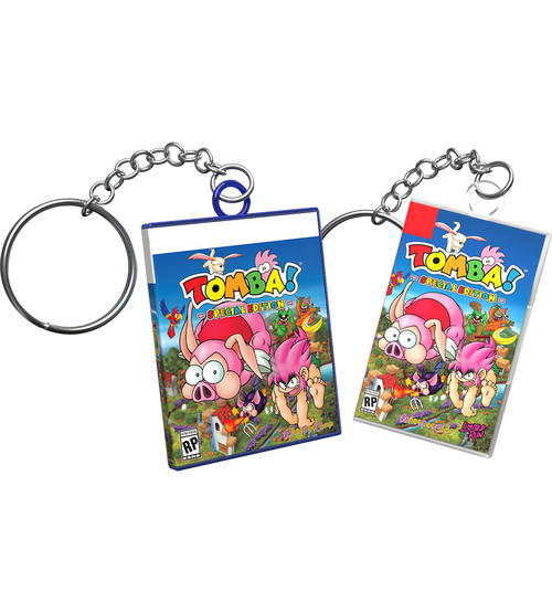 Tomba! Special Edition Mini Game Case Keychain