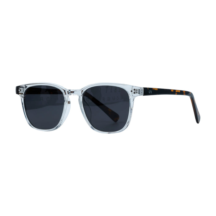Transparent Brown Square Full Rim