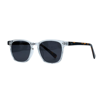 Transparent Brown Square Full Rim