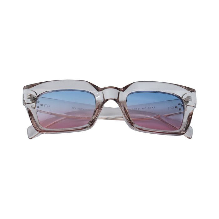 Transparent Pink Cat Eye Full Rim