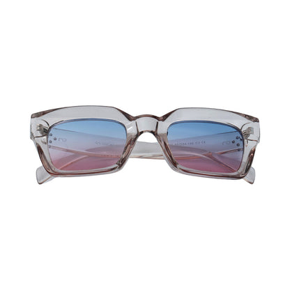 Transparent Pink Cat Eye Full Rim