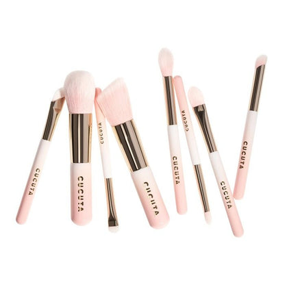 TRAVEL SET BABY ANGELS BRUSH - Set Travel 8 Pensule Cu Pouch - skinseen.ro