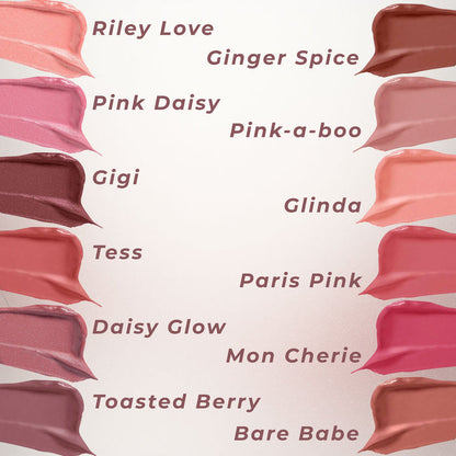 Triple Sticks Lipstick, Cream Blush, and Treatment in Riley Love