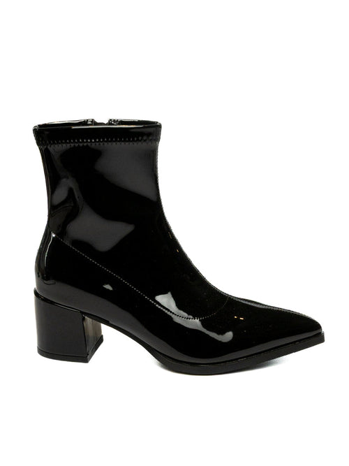 UMA PARKER NEW YORK Tronchetto vernice nero 638 VERN-NERO