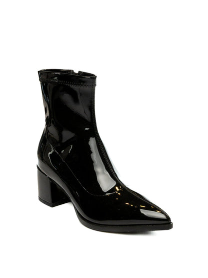 UMA PARKER NEW YORK Tronchetto vernice nero 638 VERN-NERO