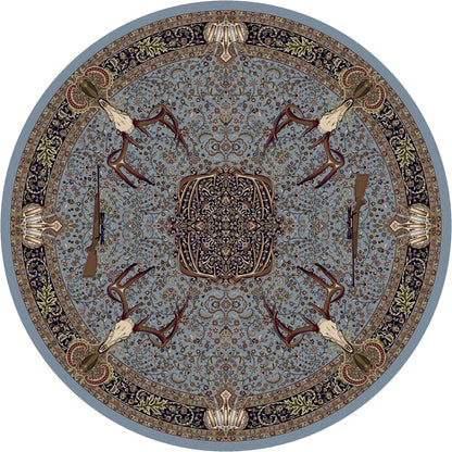 Image of an area rug, Trophy Room - Blue