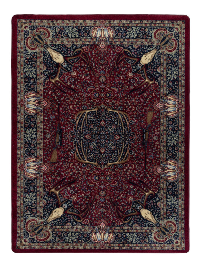 Image of an area rug, Trophy Room - Burgundy