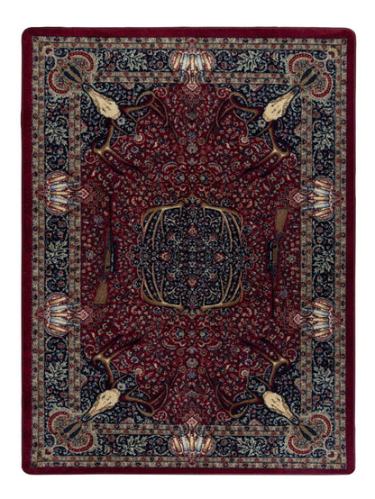 Image of an area rug, Trophy Room - Burgundy