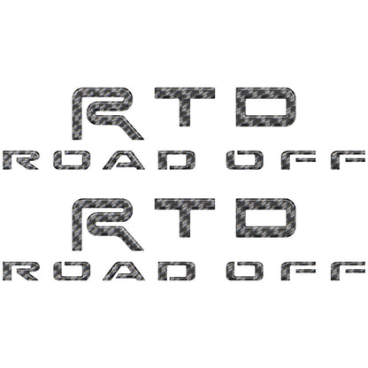 Tufskinz "TRD Offroad" C Pillar Letter Overlays For 4Runner (2025-Current)