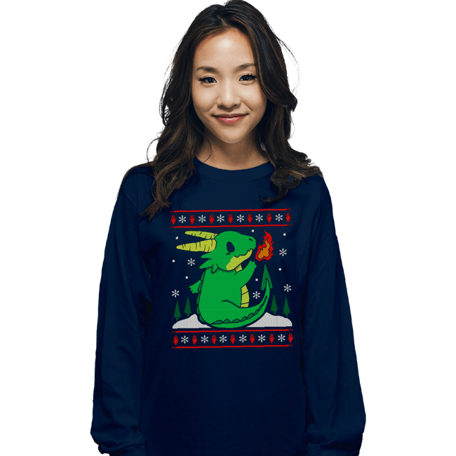 Long Sleeve Shirts, Unisex / Small / Navy