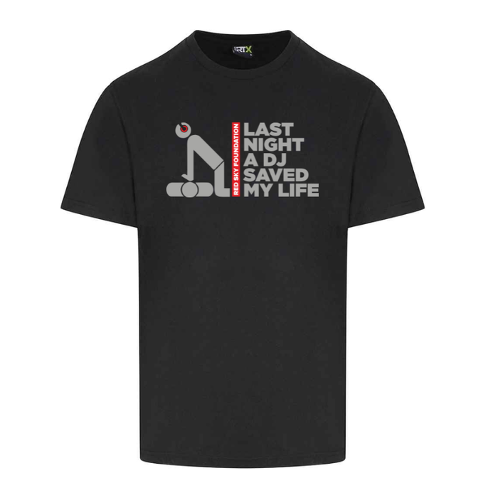Unisex DJ t-shirt in black