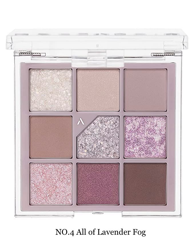 UNLEASHIA Glitterpedia Eye Palette NO.4 All of Lavender Fog