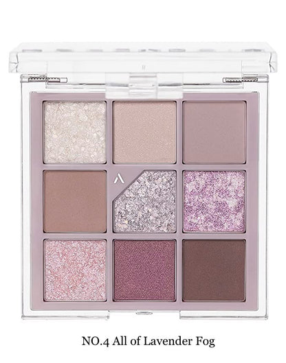UNLEASHIA Glitterpedia Eye Palette NO.4 All of Lavender Fog