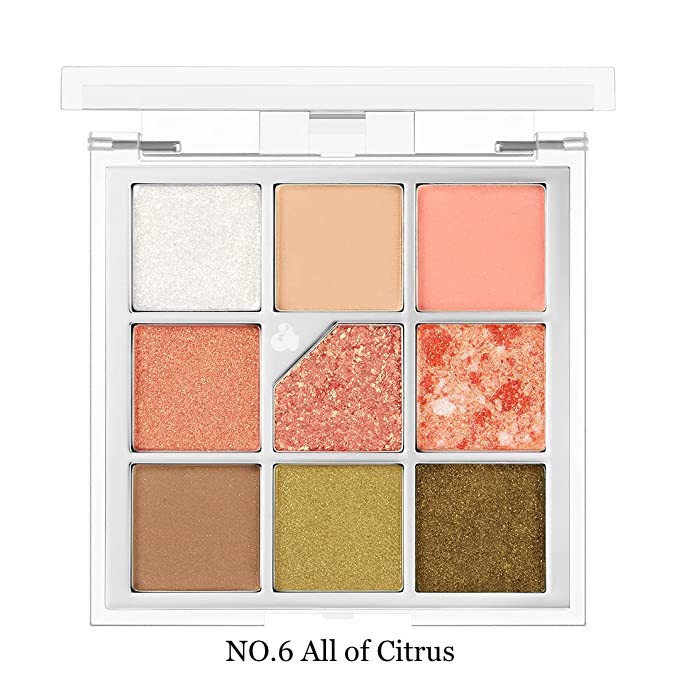 UNLEASHIA Glitterpedia Eye Palette NO.6 All of Citrus