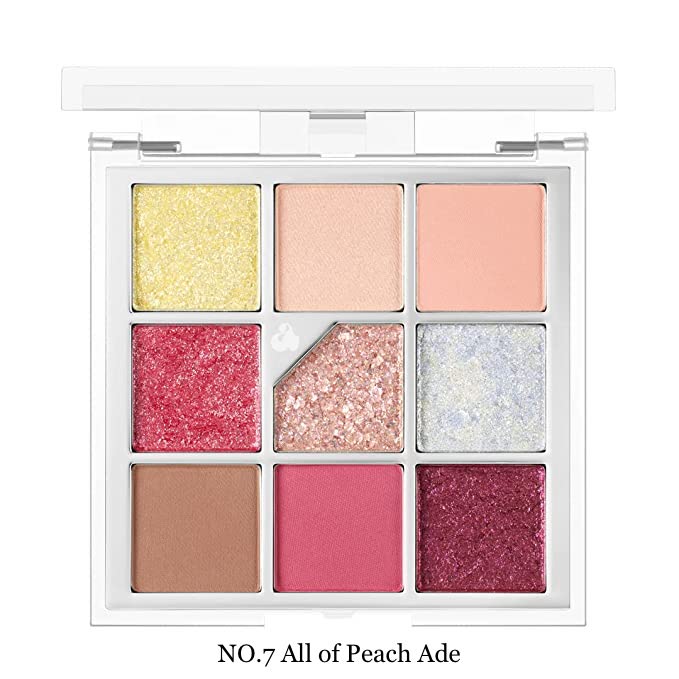 UNLEASHIA Glitterpedia Eye Palette NO.7 All of Peach Ade