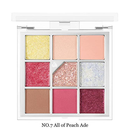 UNLEASHIA Glitterpedia Eye Palette NO.7 All of Peach Ade