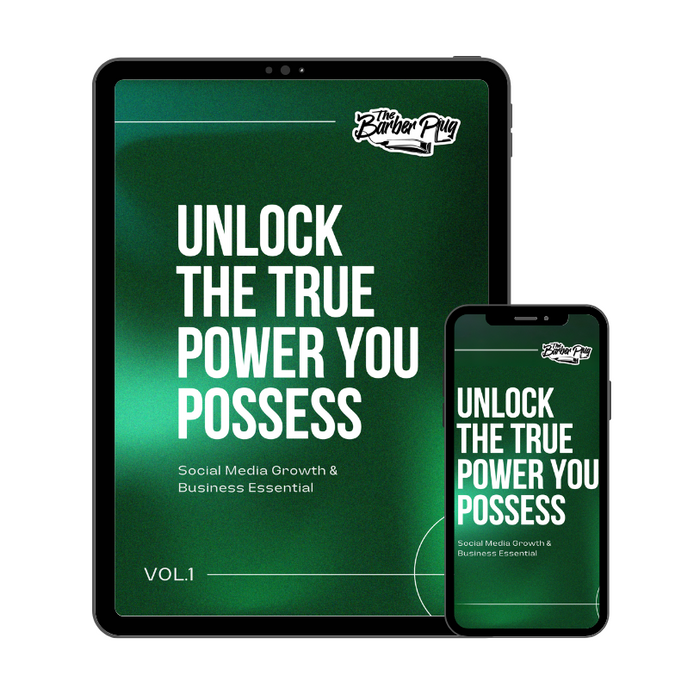 Unlock The True Power You Possess eBook - Social Media & Business Growth By The Barber Plug