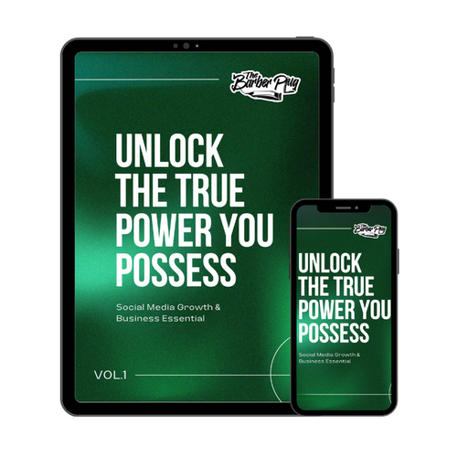 Unlock The True Power You Possess eBook - Social Media & Business Growth By The Barber Plug