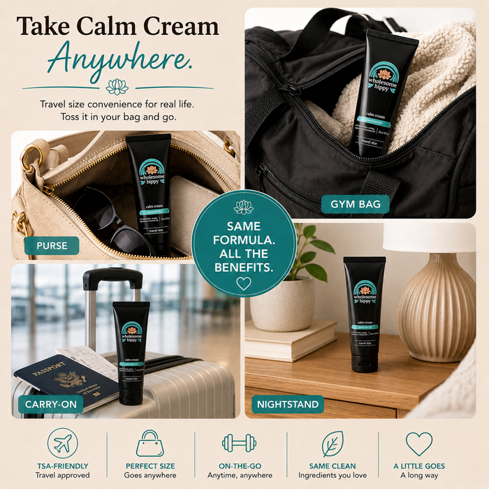 Unscented Calm Cream | Magnesium-Rich Body Butter | 2oz