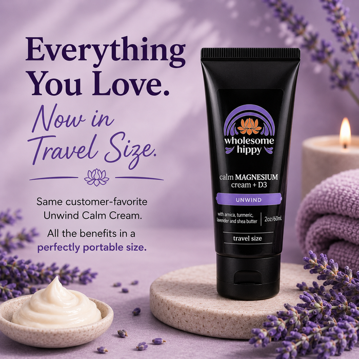 Unwind Calm Cream with Magnesium & Vitamin D3 with Lavender  - 2oz