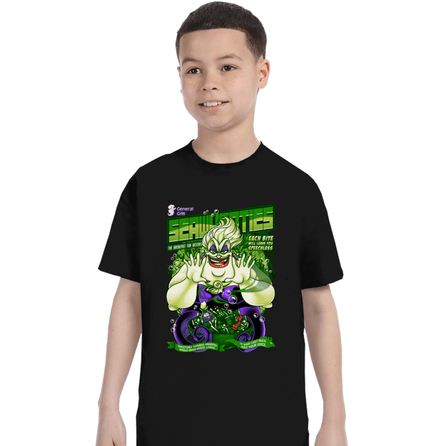 Shirts T-Shirts, Youth / XS / Black Ursula Cereal