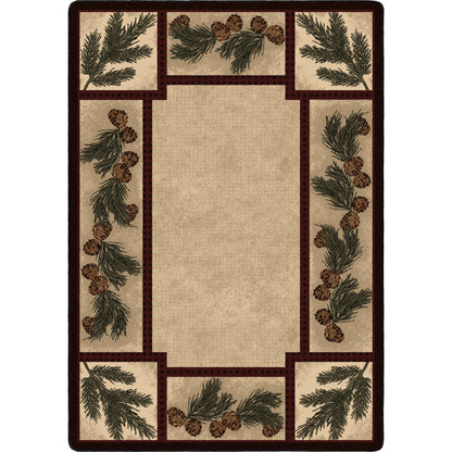 Image of an area rug, Valley Forest - Maize