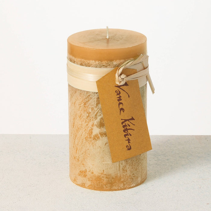 Vance Timber Pillar Candles - 4 X 8